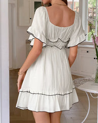 Vestido Feminino Curto Casual Evasê