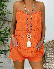 Conjunto Feminino Bordado Borla
