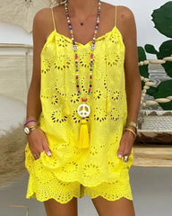 Conjunto Feminino Bordado Borla